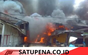 Kebakaran Hebat Melanda Desa jagongJeget Ayu Aceh Tengah, Dua Orang Menin