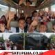 Senyum Ceria Warnai Perjalanan Pulang, Bus Sekolah Gratis Batalyon B Pelopor Jadi Sahabat Pelajar SDN 11 Lubuklinggau