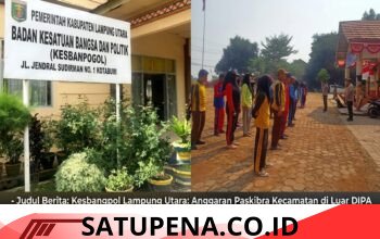 Kesbangpol Lampung Utara Buka Suara Terkait Anggaran Paskibra Kecamatan, Sebut di Luar Wewenang DIPA