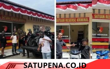 Beraksi di 2 TKP di Balige, Pelaku Curanmor dan Penadah Akhirnya Ditangkap Jatanras Polres Toba