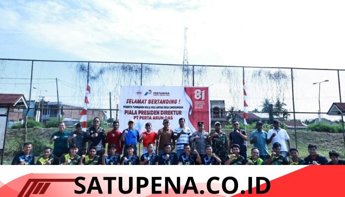 Piala Presiden Direktur PAG Bergulir, 13 Desa Lingkungan Adu Sportivitas Semarakkan HUT ke-81 RI
