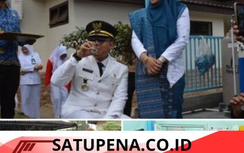 Wali Kota Langsa Jenguk Bayi Merah Putih dan Launching Inovasi Air Minum RO di RSUD