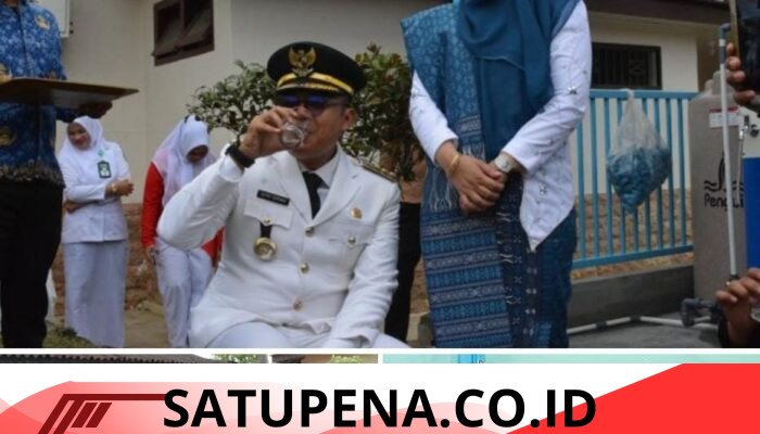 Wali Kota Langsa Jenguk Bayi Merah Putih dan Launching Inovasi Air Minum RO di RSUD