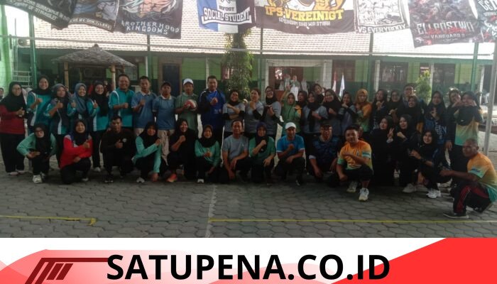 Gebyar Gugus 1 Kalipare Meriahkan HUT RI ke-81, Lomba Voli Antar Guru Berlangsung Meriah