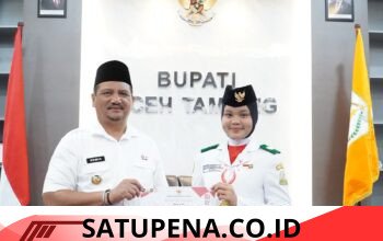Bupati Armia Pahmi Sambut Kepulangan Paskibraka Nasional Asal Aceh Tamiang   