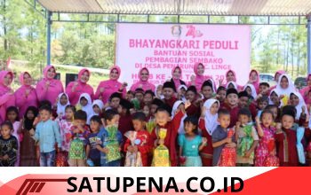 Bhayangkari Peduli Hadir di Huntara Linge Aceh Tengah, Bantuan Air Bersih dan Sembako Beri Harapan bagi Warga Pascabencana