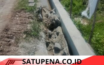 Proyek P3A Ulee Meuria Baru Rampung, Drainase Sudah Rusak, Pengawasan Dipertanyakan