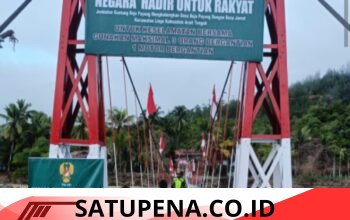PERESMIAN DAN PEUSEJUK JEMBATAN PERINTIS GARUDA ( JEMBATAN GANTUNG) DESA REJE PAYUNG KEMUKIM WIH DUSUN