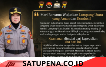 Wujudkan Lampung Utara Aman Kondusif, Kapolres AKBP Raswidiati Ajak Warga Aktifkan Siskamling