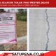 PUPR Lamsel Tolak PHO Proyek Jalan SDN 4 Jati Mulyo, Rekanan Diperintahkan Perbaiki Kerusakan