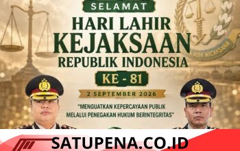 Perkuat Sinergitas Gakkum, Polres Tulang Bawang Barat Beri Ucapan Hangat di Hari Lahir Kejaksaan RI ke-81