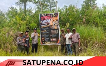 Cegah Karhutla, Polres Aceh Tengah Perkuat Sosialisasi hingga Pasang Spanduk