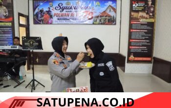 Peringati Hari Jadi ke-78, Polwan Polres Lampung Utara Gelar Syukuran