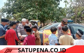 Jumat Berkah, Polsek Punggur Bagikan 400 Nasi Kotak Untuk Masyarakat