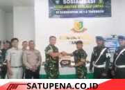 Anggota TNI Menerima Sosialisasi Keselamatan Berlalulintas DI Subdenpom IM/1-5 Takengon