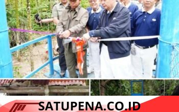 Resmikan Jembatan Cinta Kasih Aek Poring, Bupati Taput Komitmen Perkuat Infrastruktur Resmikan