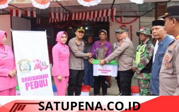 Polres Aceh Tengah dan Bhayangkari Sambangi Korban Longsor, Salurkan Bantuan dan Santunan