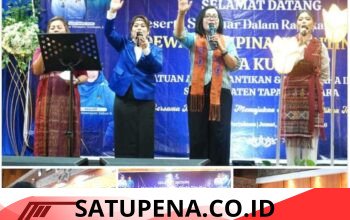 Ketua TP. PKK Taput Hadiri Seminar dan Pelantikan 15 Dewan Pimpinan Ranting Tiara Kusuma