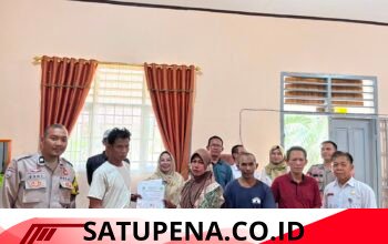 Polsek Abung Tengah Damaikan Perkelahian Pelajar SMAN 1 Secara Kekeluargaan