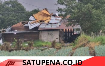Angin Kencang Disertai Hujan Deras Rusak Sembilan Rumah Warga di Bener Meriah
