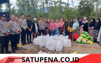 Kapolres Aceh Tengah Salurkan 1000 Paket Sembako Bantuan Ketua Umum Bhayangkari untuk Warga Huntara Linge