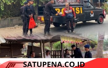 Jumat Berkah, Batalyon B Pelopor Berbagi dan Menyapa Masyarakat di Lubuklinggau