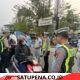 Gelar Sosialisasi di Tugu Payan Emas, Satlantas Polres Lampung Utara Ingatkan Warga Manfaatkan Keringanan Pajak