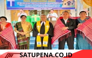 Wakil Bupati Tapanuli Utara Hadiri Pesta Pembangunan Gereja HKI Pardomuan Resort Sipahutar II