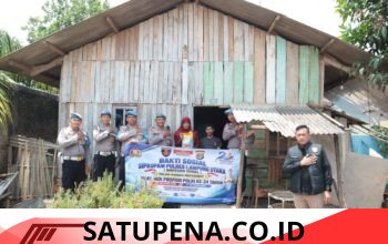 Sambut Hari Jadi Propam Polri ke-24, Sipropam Polres Lampung Utara Salurkan Bansos kepada Warga