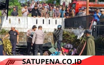 Polisi dan Warga Bergerak Cepat Padamkan Kebakaran Rumah di Bebesen Aceh Tengah, Cegah Api Meluas