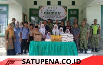Jum’at Berkah Koramil 09/Ketol, TNI Peduli Warga Kurang Mampu dan Santuni Anak Yatim