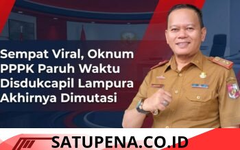 Sempat Viral di Media Sosial, Oknum PPPK Paruh Waktu Disdukcapil Lampura Akhirnya Dimutasi