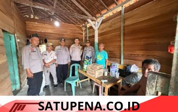 Jumat Berbagi, Polres Lampung Utara Salurkan Infaq Personel kepada Warga Kurang Mampu