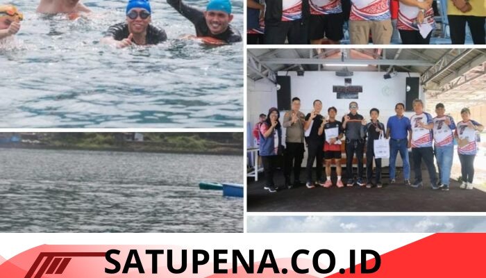 Dorong Sport Tourism Danau Toba, Bupati Taput Buka Tapanuli Highlands Festival 2026 dan Ikut Berenang Sibandang–Muara