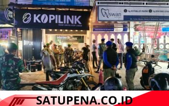 Patroli Gabungan Polres Aceh Tengah, TNI dan Satpol PP-WH Sasar Keramaian Malam di Takengon
