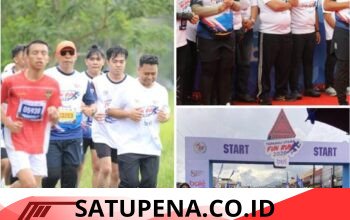 Gelorakan Gaya Hidup Sehat dan Ekonomi Daerah, Bupati Taput Tuntaskan Fun Run 7K HUT ke-81