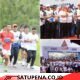 Gelorakan Gaya Hidup Sehat dan Ekonomi Daerah, Bupati Taput Tuntaskan Fun Run 7K HUT ke-81
