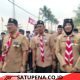 Sentuh Hati Ribuan Pramuka, Ini Pesan Humanis Kapolres Wanita Pertama Lampung Utara di Bandar Abung