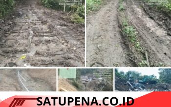 Bangunan Embung Di Desa Lumban Gurning Di Sorot Rabat Beton Rusak Dan keselamatan Warga Harus Di perhitingkan