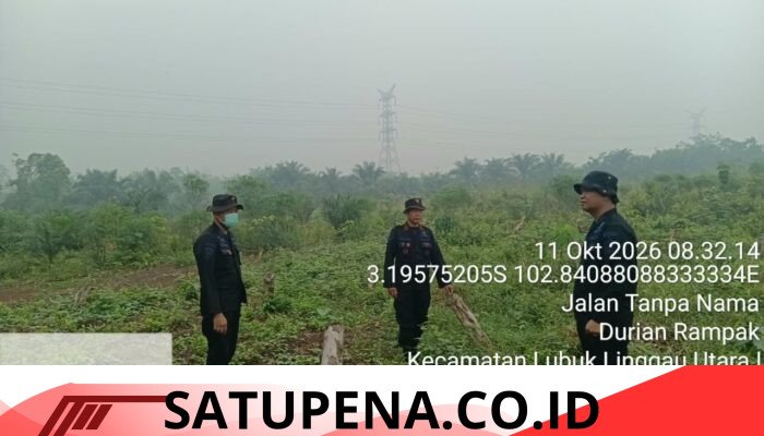 Cegah Karhutla, Batalyon B Pelopor Gencarkan Patroli dan Edukasi Warga di Lubuklinggau