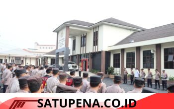 Kapolres Aceh Tengah Pimpin Apel Pengamanan Unjuk Rasa, Tekankan Pendekatan Humanis