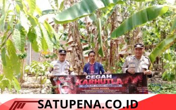 Polsek Abung Tengah Imbau Warga Tidak Membakar Hutan dan Lahan di Pekurun Selatan