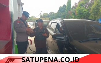 Polsek Abung Selatan Amankan Dua SPBU di Lampung Utara, Antisipasi Penyalahgunaan BBM Subsidi dan Antrean Panjang