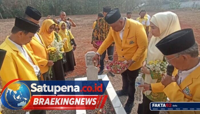 Khidmat dan Penuh Makna, DPD Golkar Lampung Utara Awali HUT ke-62 dengan Ziarah di TMP Kotabumi