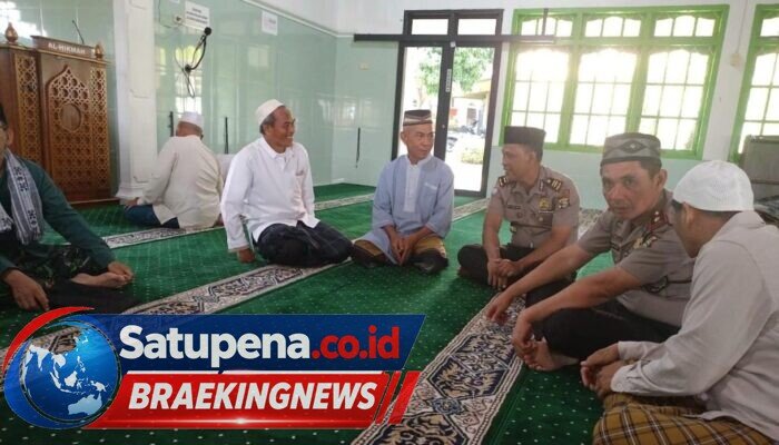 Dekati Warga Kelapa Tujuh, Wakapolres Lampung Utara Tampung Aspirasi di Masjid Alhikmah