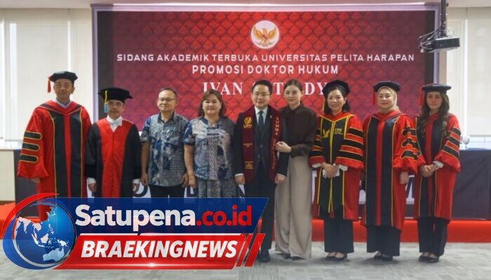 Ivan Setiady Raih Gelar Doktor Ilmu Hukum UPH dengan Predikat Summa Cum Laude
