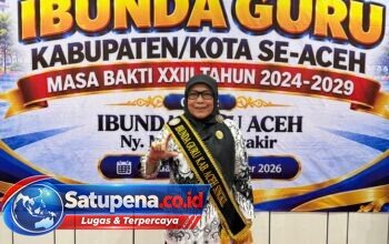 Bunda Guru Aceh Singkil Ny. Habibatussania Safriadi Oyon Resmi Dilantik, Perkuat Komitmen Memajukan Pendidikan
