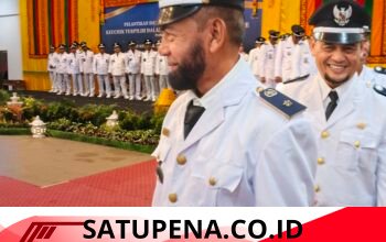Mawardi Resmi Dilantik sebagai Keuchik Keude Cunda, Ajak Warga Bersatu Bangun Gampong