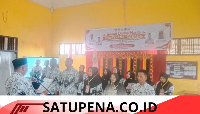 Ujang Erianto Nakhodai PGRI Cabang Singkil Gantikan Ustad Kasman