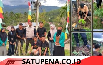 PPKPM Gelombang 2 IAIN Takengon Laksanakan Penanaman dan Penghijauan 15 Bibit Pohon Buah di Desa Pantan Nangka